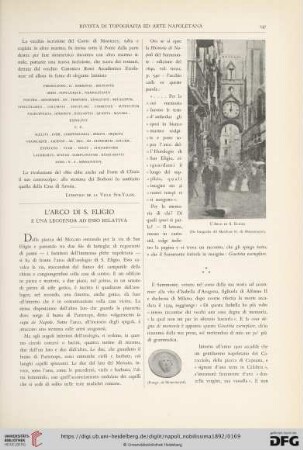 1: L'arco di S. Eligio : E una leggenda ad esso relativa