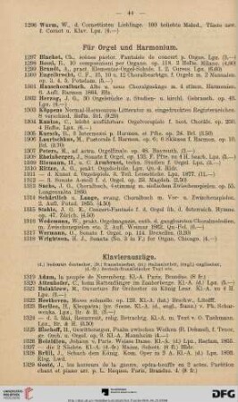 Klavierauszüge (Nr. 1319-1355)