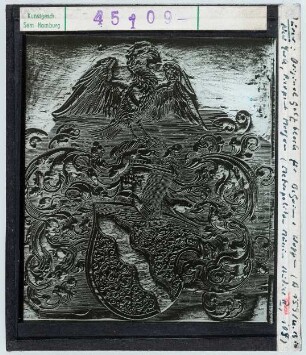 Albrecht Dürer: Druckstock für Behaim-Wappen. New York, Pierpont Morgan Museum