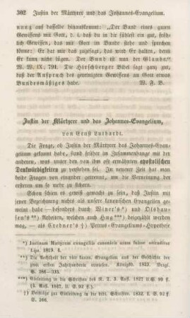 302-327 Justin der Märtyrer und das Johannes-Evangelium