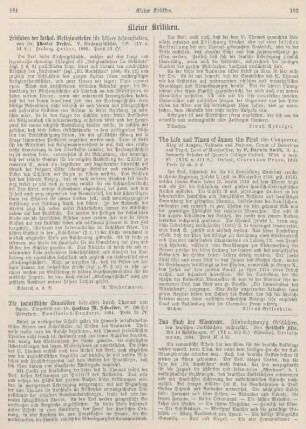 181-184 Kleine Kritiken