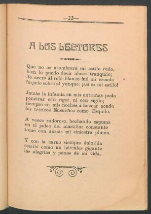 A los lectores