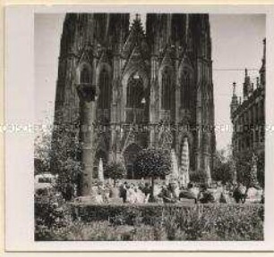 Köln, Reichardt-Terrasse und Dom