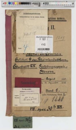 Pariser Abkommen. Abschnitt XIX: Gestehungspreise, Steuern