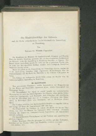Die Rindviehschläge der Schweiz