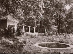Großer Garten : Reichsgartenschau, Partie im Vielgestaltigen Garten