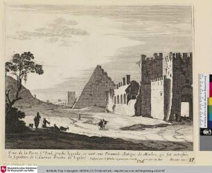 Veue de la Porte St. Paul
