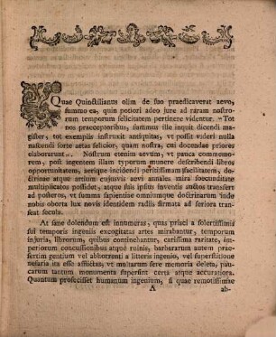 De Scaphiis veterum commentatio prima