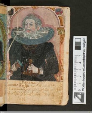 Bildnis von Johannes Weckherlin d.J. (1547-1610)