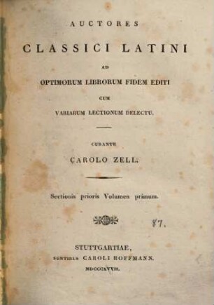 De re publica quae supersunt : accedit variarum lectionum delectus cum singulorum librorum argumentis