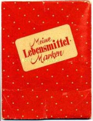Aufbewahrungsmappe für Lebensmittelmarken