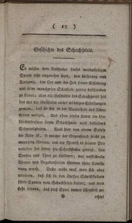 Geschichte des Schachspiels