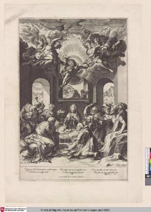 [Die Anbetung der Hirten; The Adoration of the Shepherds; Luk. 2, 15-20]