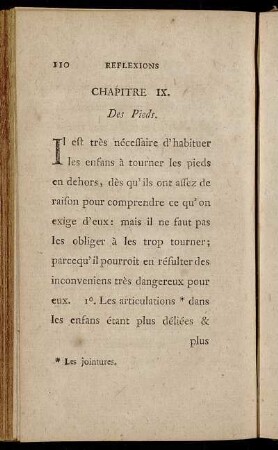 Chapitre IX. Des Pieds.