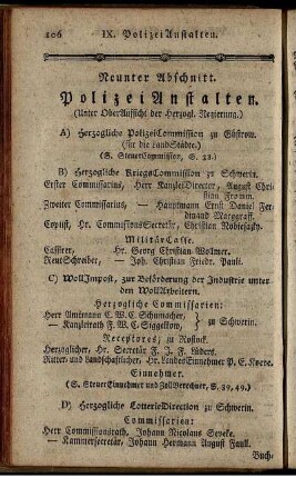 Neunter Abschnitt. PolizeiAnstalten