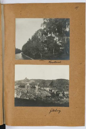 Väner-Kanal. Göteborg: Ansichten (aus: Skizzen- und Fotoalbum 27)