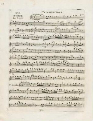 No. 2 Hymne. Par Gossec.