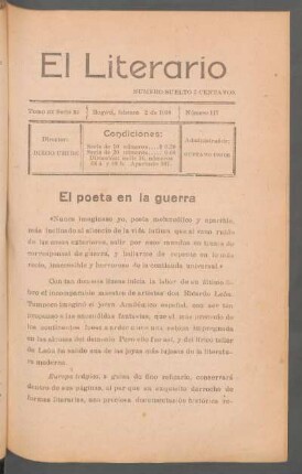 1918,3,117: serie 11, tomo 3, número 117 (febrero 2 de 1918)