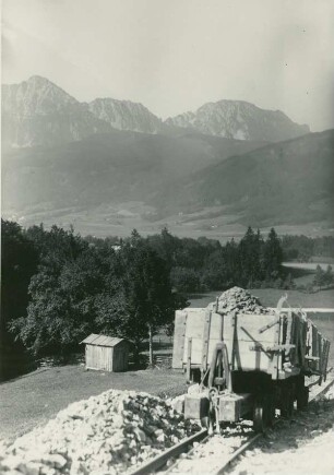 Strassenbau Piding-Högl-Anger, Deutschland, 1930