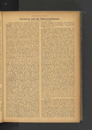 Dernburg und die Südwestafrikaner.
