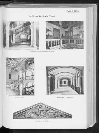 Tafel C XII b. Rathhaus der Stadt Altona.