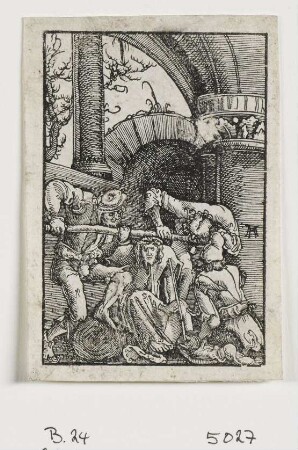 Dornenkrönung, Blatt 24 der Folge "Sündenfall und Erlösung des Menschengeschlechts"