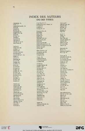 Index des auteurs 