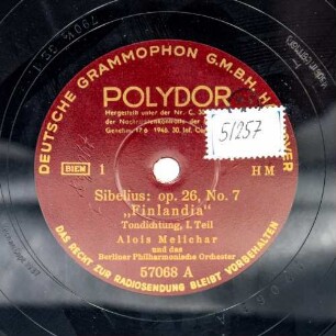 Finlandia, op. 26, No. 7