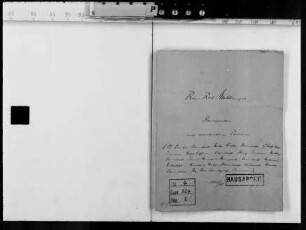 Briefe von Regierungsrat Franz Rudolf Mollinger mit verschiedenen Personen
