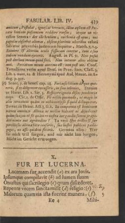 X. Fur Et Lucerna.
