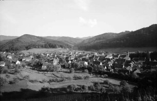 Sulzburg: Gesamtansicht vom Schlossberg