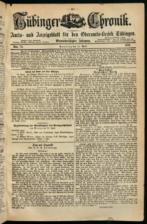 301-318, 14. April (Nro. 74) - 19. April (Nro. 77)
