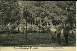 Park für Offiziere, Truppenübungsplatz Oberhofen