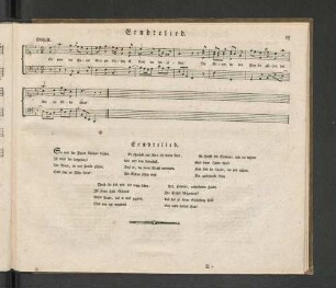 Erndtelied. - Vertrauen auf Gott.