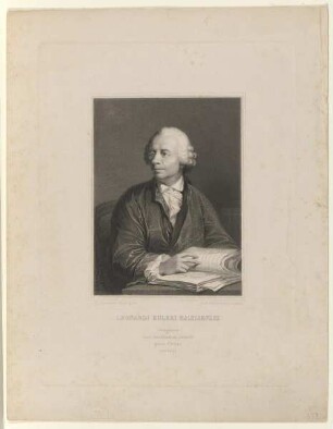 Bildnis des Leonardus Eulerus