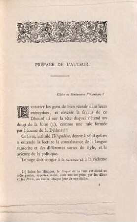 Hitopadésa ou l'instruction utile : recueil d'apologues et de contes