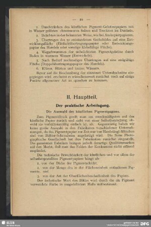 Die Auswahl des käuflichen Pigmentpapiers