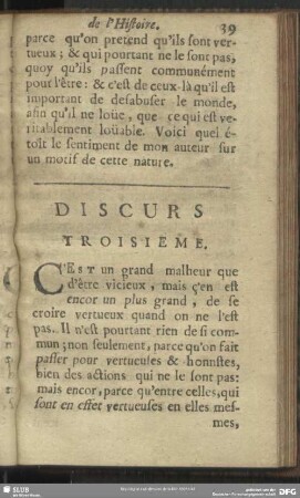 Discours Troisieme