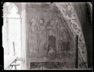 evangelische Pfarrkirche; Chor, Fresken nach der Restaurierung