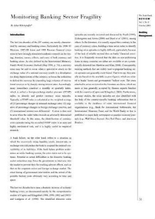 Excessive Risk-Taking, Banking Sector Fragility, and Banking Crises