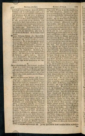 1579-1616, Ritter-Orden