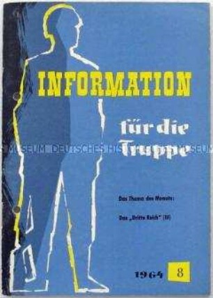 Monatsheft zur politischen Bildung in der Bundeswehr u.a. über das Dritte Reich