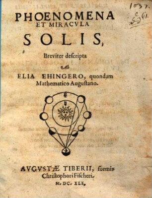 Phoenomena et miracula solis breviter descripta
