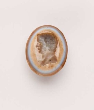 Intaglio mit dem Porträt des Caligula, 17./18. Jh.