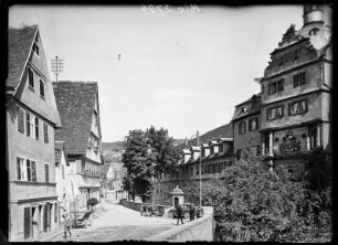 Bad Mergentheim. Schloss Mergentheim. Straßenansicht