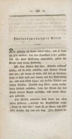 Fünfundzwanzigster Brief