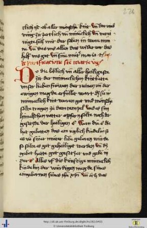 De purificacione sancte marie virginis.