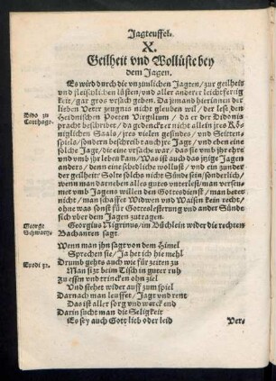 X. Geilheit und Wollüste bey dem Jagen.