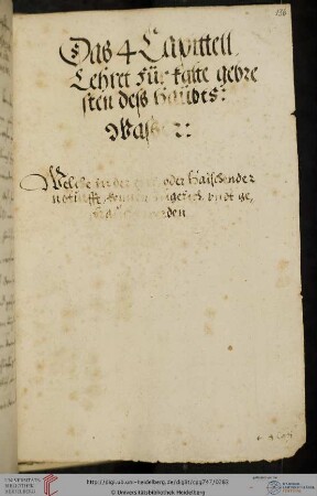 Teil VI: Medizinische Rezeptsammlung (Fragment)