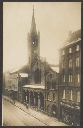 Ansichtskarte „St. Lukas-Kirche", Bernburger Straße 4-5